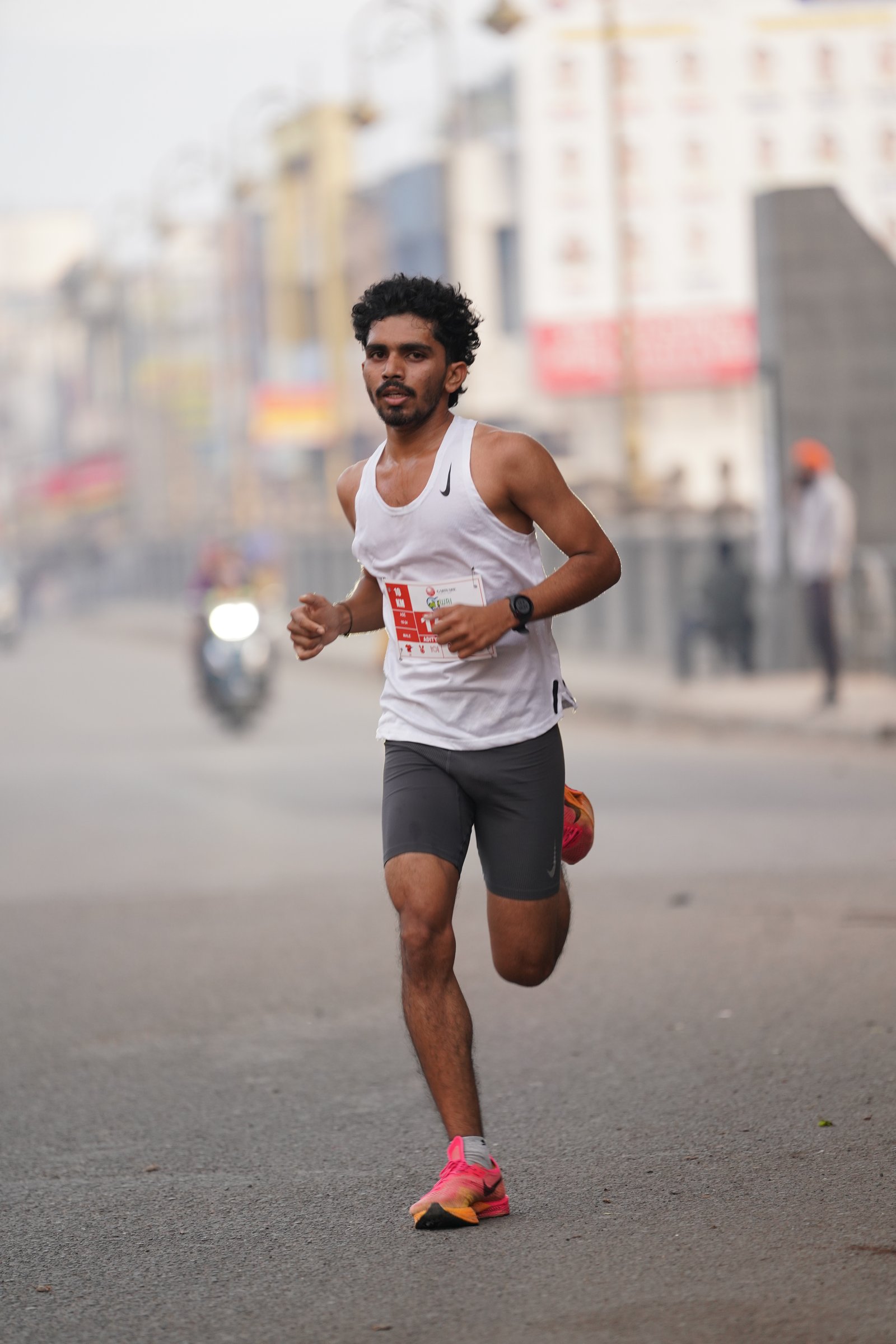 Runner on the Wai Marathon course
